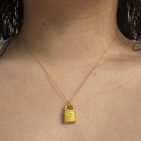 CHANEL Jewelry - Chanel Lock Necklace